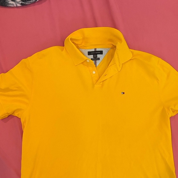 Tommy Hilfiger Men's Vibrant Yellow Polo - Picture 1 of 2